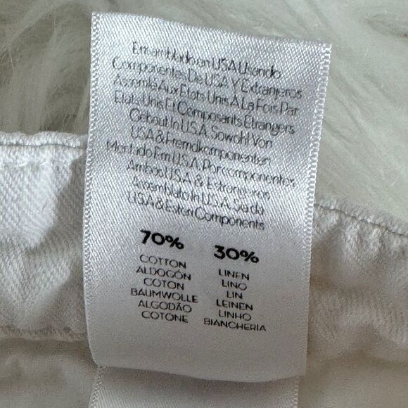 Mother The Tomcat Prep High Waist Cropped Jeans Return To The Island Wash Sz 26 - Picture 11 of 14